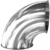 Rohrbogen 15° R1 mit Bord, verzinkt, Ø 175 mm, S 1 mm